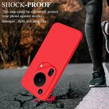 Detaliu margini ridicate husă silicon lichid Huawei Pura 70 Pro, protecție cameră