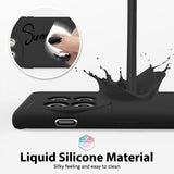 Decupaje precise husă Liquid Silicone OnePlus 11 5G pentru porturi și butoane, detaliu