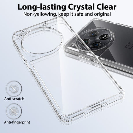 Detaliu colțuri ranforsate husă TPU Protect Plus pentru OnePlus 12, protecție la impact