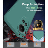 Decupaje precise husă Oppo Reno 10 Pro 5G silicon lichid verde, acces porturi și butoane