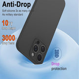 Husa de Protectie, Vivimall, pentru Oppo Reno 11 F, Liquid Silicone, cu Microfibra pe Interior, Protectie Antisoc, Compatibil Incarcare Wireless, Negru - vivimall.ro