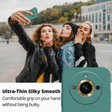 Husa de Protectie, Vivimall, pentru Realme 11 Pro Plus, Liquid Silicone, cu Microfibra pe Interior, Protectie Antisoc, Compatibil Incarcare Wireless, Verde - vivimall.ro