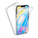 Husa de protectie Flippy® pentru Samsung A7 2017 Full Tpu 360 V2 Transparent cu margini negre - vivimall.ro