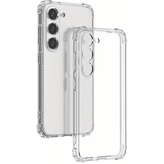 Husa de Protectie, Vivimall, pentru Samsung Galaxy A35, TPU Protect Plus, cu Dust Plug, Transparent - vivimall.ro