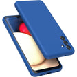 Husa de Protectie, Vivimall, pentru Samsung Galaxy A55, Liquid Silicone, cu Microfibra pe Interior, Protectie Antisoc, Compatibil Incarcare Wireless, Albastru - vivimall.ro