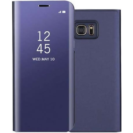 Husa de Protectie, Flippy, pentru Samsung Galaxy S8, Capac Oglinda, din Plastic, Mov - vivimall.ro