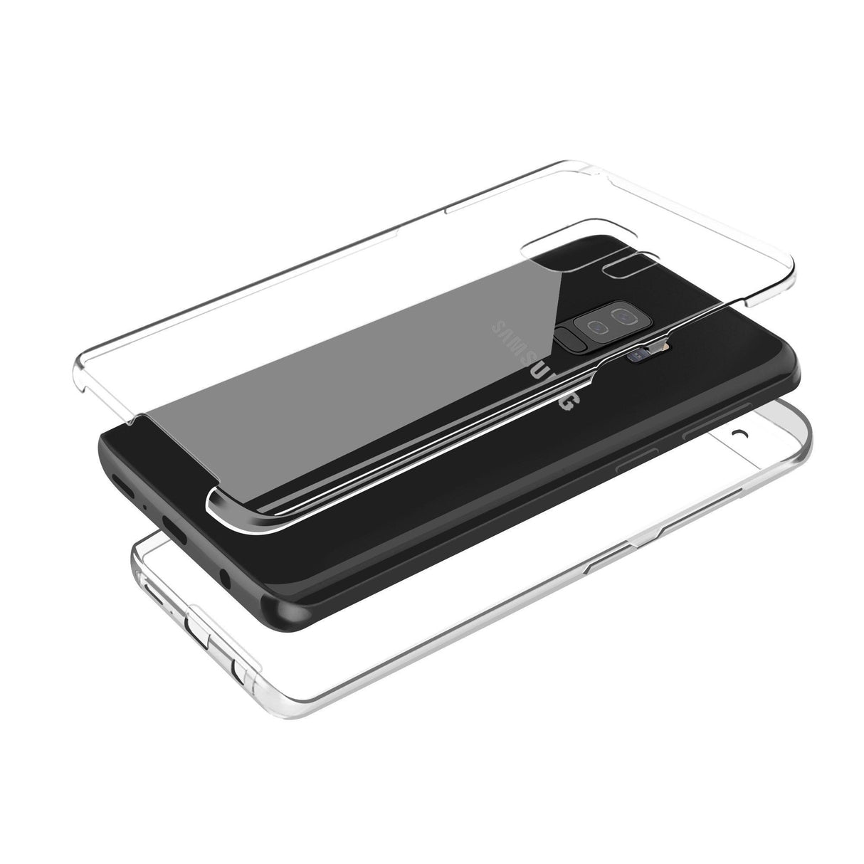 Husa de protectie Flippy® pentru Samsung Galaxy S9 Plus Full Tpu 360 Transparent - vivimall.ro