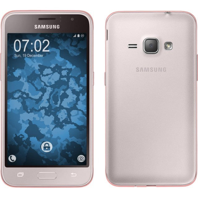Husa de protectie Flippy® pentru Samsung J1 2016 Full Tpu 360 Roz Auriu - vivimall.ro