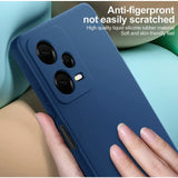 Husa de Protectie, Flippy, pentru Xiaomi Redmi Note 12 Pro 5G, Liquid Silicone, cu Microfibra pe Interior, Protectie Antisoc, Compatibil Incarcare Wireless, Albastru - vivimall.ro