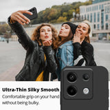 Husă silicon lichid Redmi Note 13 5G, compatibilă incarcare wireless, vedere spate