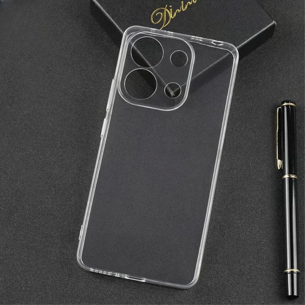 Husa Telefon, Vivimall, Compatibila Xiaomi Redmi Note 13 5G, Carcasa TPU, Protectie Camere, 1.5 mm, Transparent - vivimall.ro