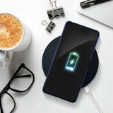 Detaliu interior microfibră moale husă Liquid Silicone albastru Xiaomi Redmi Note 13 Pro 5G