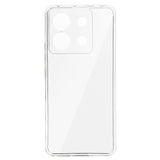 Husa de Protectie, Vivimall, pentru Xiaomi Redmi Note 13 Pro 5G, TPU Protect Plus, cu Dust Plug, Transparent - vivimall.ro