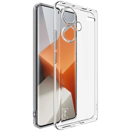 Husă TPU transparentă Vivimall Protect Plus pentru Xiaomi Redmi Note 13 Pro+ 5G, vedere frontală