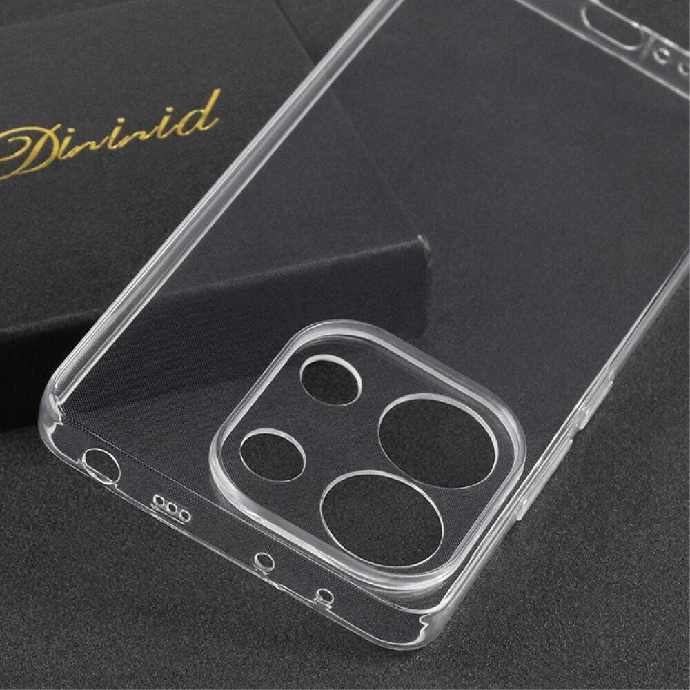 Husa Telefon, Vivimall, Compatibila Xiaomi Redmi Note 13 Pro 5G, Carcasa TPU, Protectie Camere, 1.5 mm, Transparent - vivimall.ro