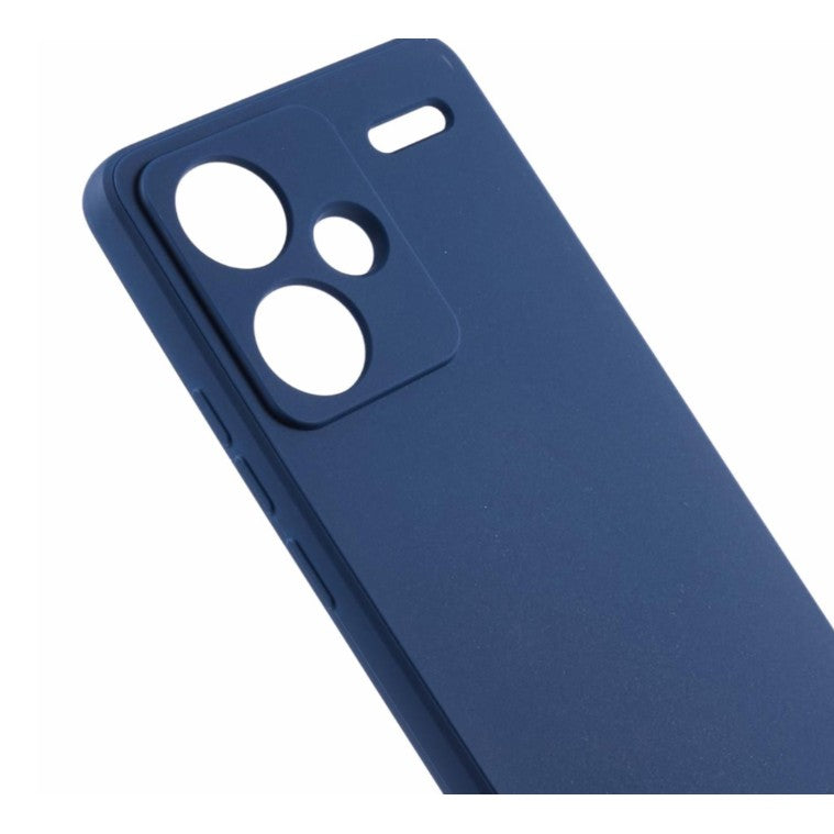 Husa de Protectie, Flippy, pentru Xiaomi Redmi Note 13 Pro Plus 5G, Liquid Silicone, cu Microfibra pe Interior, Protectie Antisoc, Compatibil Incarcare Wireless, Albastru - vivimall.ro