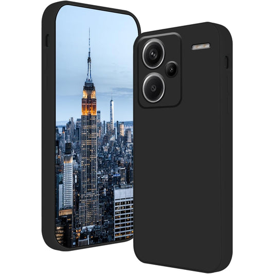 Husa de Protectie, Vivimall, pentru Xiaomi Redmi Note 13 Pro Plus 5G, Liquid Silicone, cu Microfibra pe Interior, Protectie Antisoc, Compatibil Incarcare Wireless, Negru - vivimall.ro