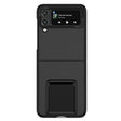 Husa de protectie Vivimall, Pliere Tridimensionala, Multifunctionala, PC, pentru  Samsung Galaxy Z Flip 3 , Negru - vivimall.ro