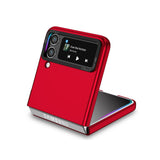 Husa de protectie Flippy, Pliere Tridimensionala, Multifunctionala, PC, pentru Samsung Galaxy Z Flip 4 / Z Flip 4 5G , Rosu - vivimall.ro
