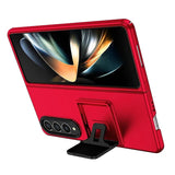 Husa de protectie Flippy, Pliere Tridimensionala, Multifunctionala, PC, pentru Samsung Galaxy Z Fold 4 5G, Rosu - vivimall.ro