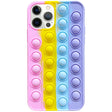 Husa de protectie Flippy Pop It compatibila cu Apple iPhone 13,Model 8,Multicolor - vivimall.ro