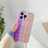 Husa de protectie Flippy Pop It compatibila cu Apple iPhone 13 Pro Max,Model 2,Multicolor - vivimall.ro