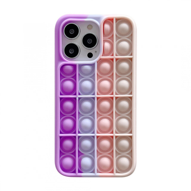 Husa de protectie Flippy Pop It compatibila cu Apple iPhone 13 Pro Max,Model 2,Multicolor - vivimall.ro