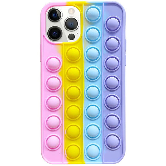 Husa de protectie Vivimall Pop It compatibila cu Apple iPhone 13 Pro Max,Model 8,Multicolor - vivimall.ro