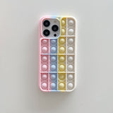Husa de protectie Flippy Pop It compatibila cu Apple iPhone 13 Pro,Model 5,Multicolor - vivimall.ro