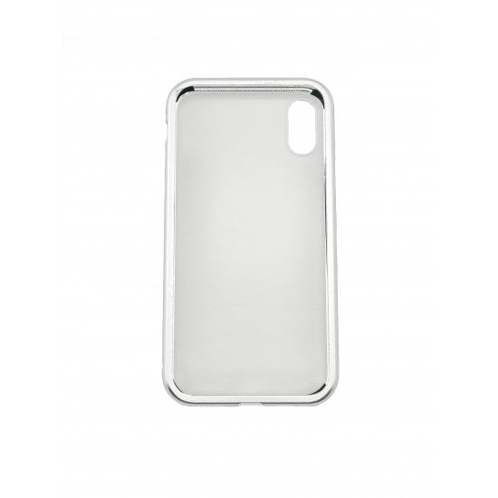 Husa de protectie Magnetic 360 pentru Apple iPhone X, Argintiu - vivimall.ro
