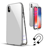 Husa de protectie Magnetic 360 pentru Apple iPhone XR, Argintiu - vivimall.ro