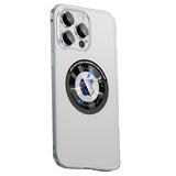 Husa de Protectie MagSafe Compatibila cu iPhone 15 Pro Max, Vivimall, Carcasa din Metal, Incarcare Wireless, Acoperire Completa, Protectie Camera, Antisoc, Antizgariere, Antialunecare, Gri Metalizat - vivimall.ro