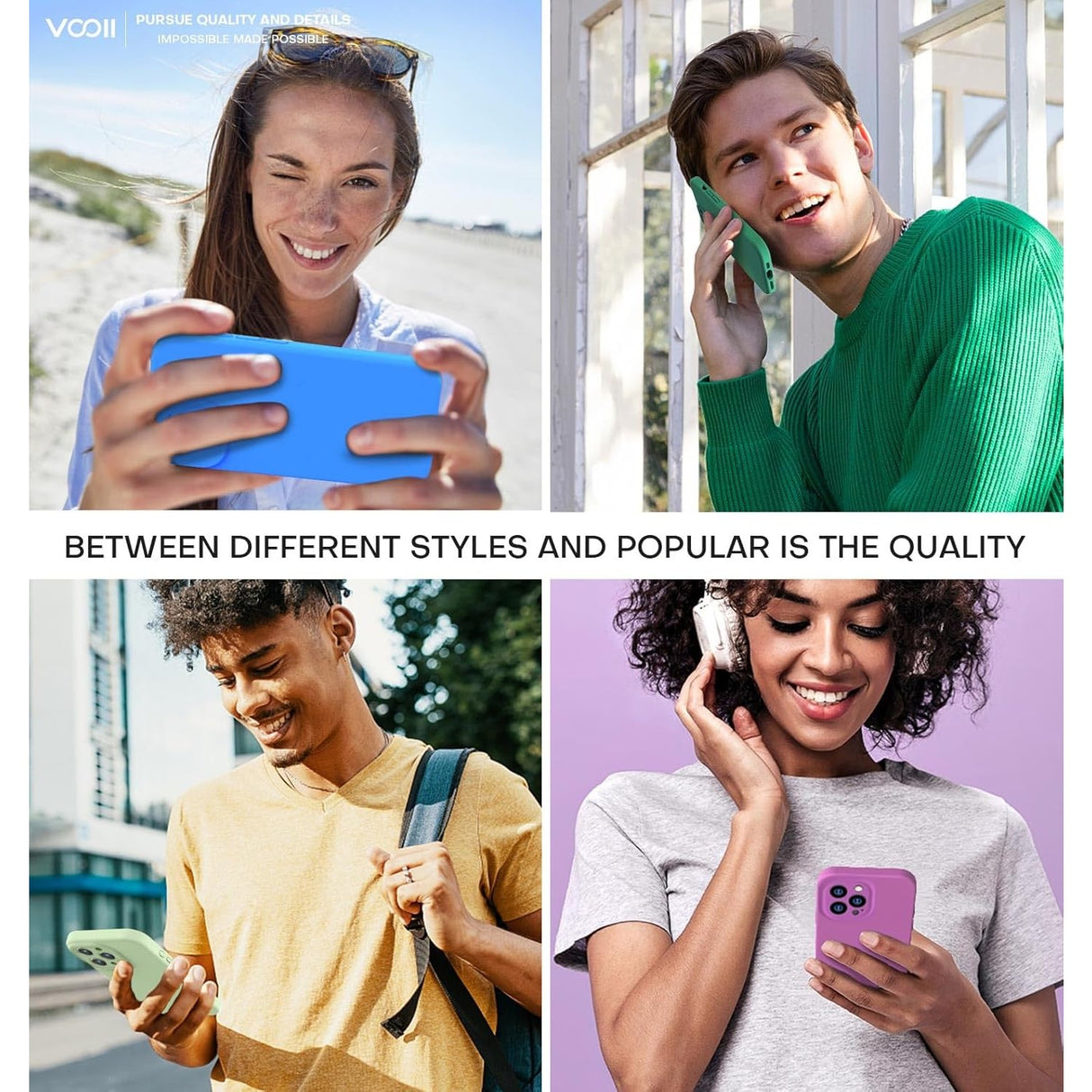 Husă iPhone 16 Pro Max TPU mat verde, detaliu buză ridicată pentru modulul foto