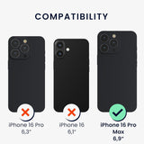 Husă Matte TPU verde iPhone 16 Pro Max, design subțire, vedere laterală și unghi