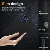 Husa de Protectie Matte TPU, Vivimall, pentru Honor 90 Lite, Protectie Camera, Antisoc, Antizgariere, Antialunecare, Acoperire Completa, Negru - vivimall.ro