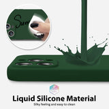 Husa de Protectie Matte TPU, Vivimall, pentru OnePlus Nord CE2 Lite, Protectie Camera, Antisoc, Antizgariere, Antialunecare, Acoperire Completa, Verde - vivimall.ro