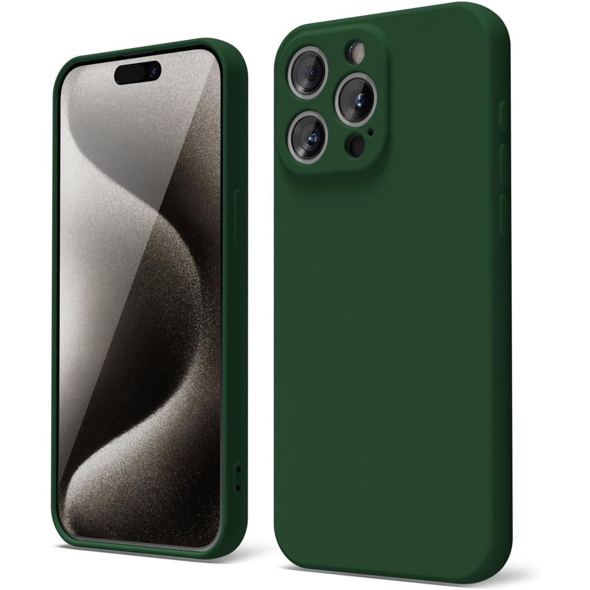 Husa de Protectie Matte TPU, Vivimall, pentru OnePlus Nord CE2 Lite, Protectie Camera, Antisoc, Antizgariere, Antialunecare, Acoperire Completa, Verde - vivimall.ro