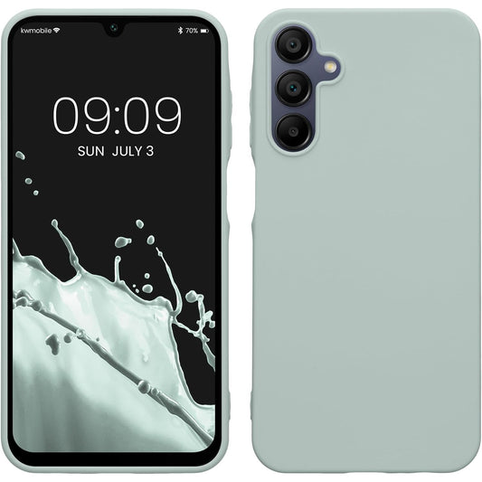Husa de Protectie Matte TPU, Vivimall, pentru Samsung Galaxy A35 5G, Protectie Camera, Antisoc, Antizgariere, Antialunecare, Acoperire Completa, Verde - vivimall.ro