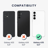 Husa de Protectie Matte TPU, Vivimall, pentru Samsung Galaxy A35 5G, Protectie Camera, Antisoc, Antizgariere, Antialunecare, Acoperire Completa, Negru - vivimall.ro