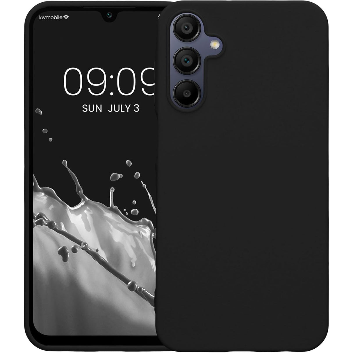 Husa de Protectie Matte TPU, Vivimall, pentru Samsung Galaxy A35 5G, Protectie Camera, Antisoc, Antizgariere, Antialunecare, Acoperire Completa, Negru - vivimall.ro