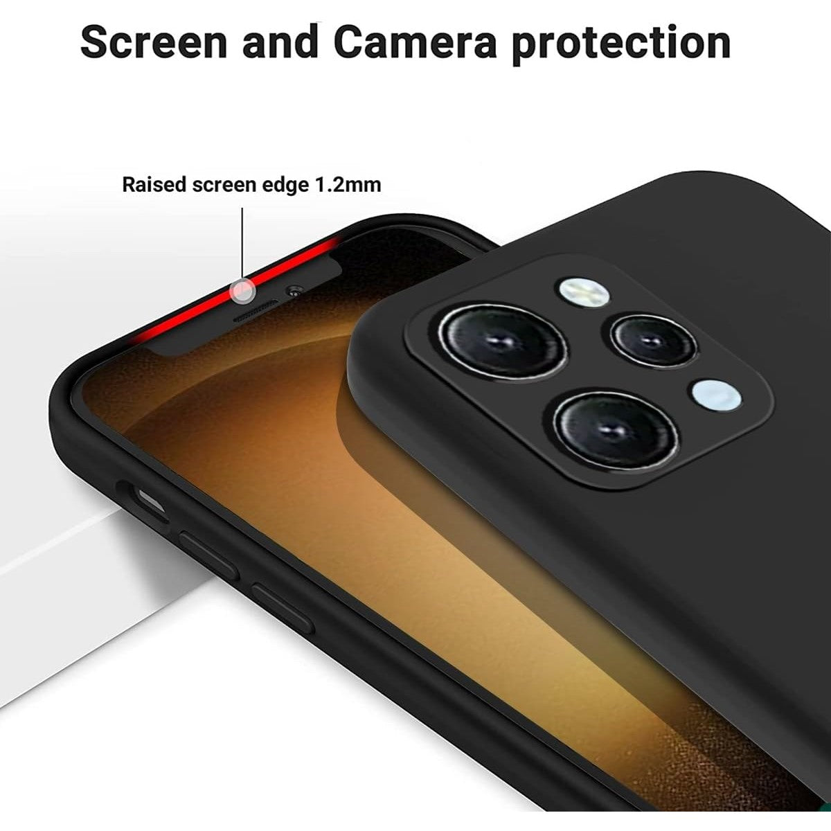 Husă TPU mat pentru Xiaomi Redmi 12, detaliu colț antisoc și material flexibil de înaltă calitate