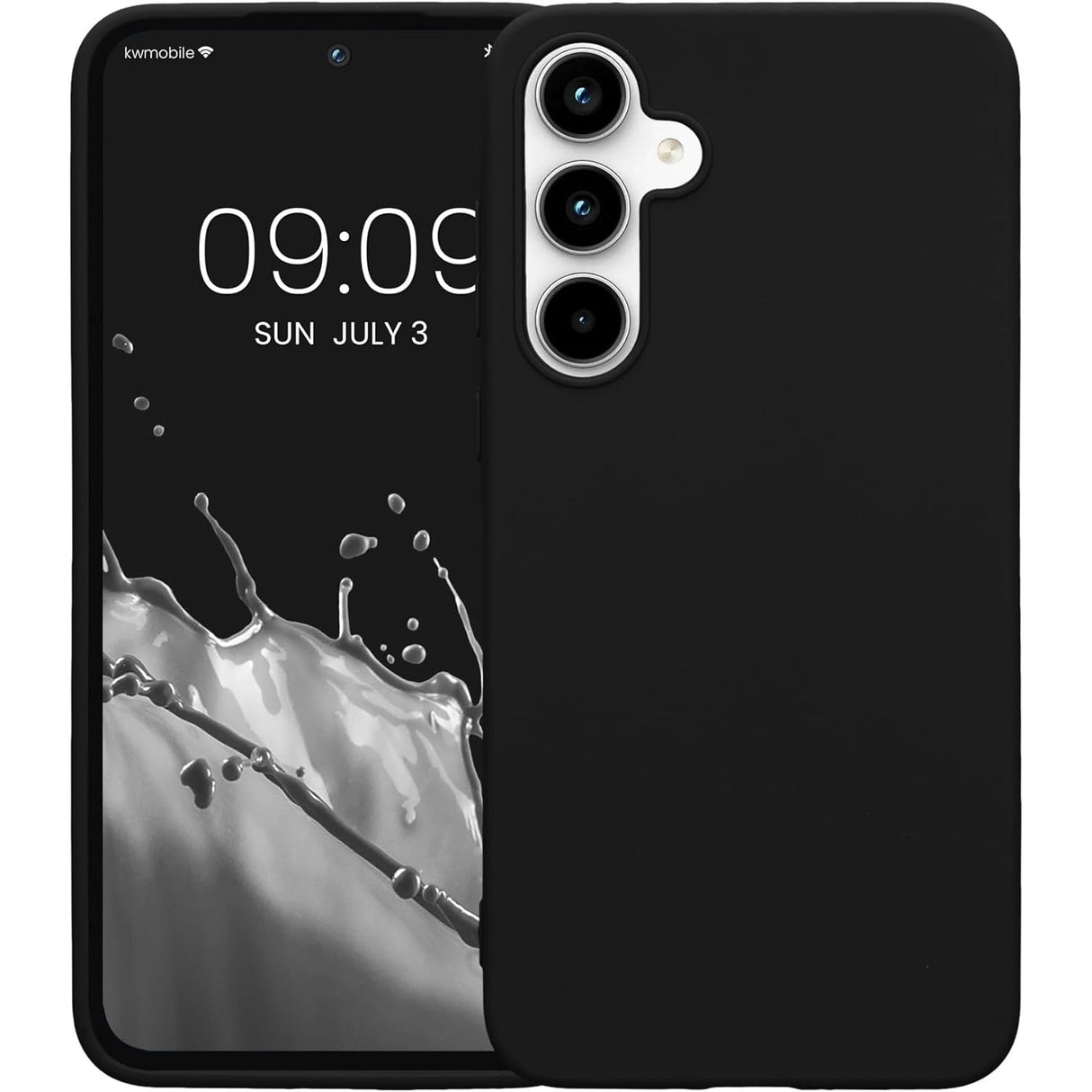 Husă protecție Xiaomi Redmi Note 12 5G TPU negru, unghi lateral dreapta, antiglisare