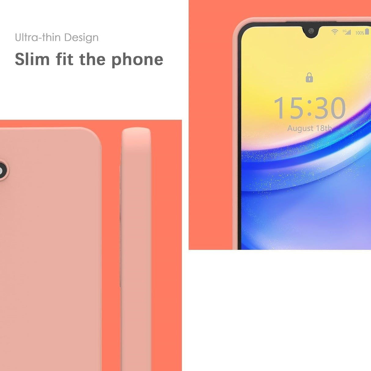 Husa de Protectie Matte TPU, Vivimall, pentru Xiaomi Redmi Note 12 5G, Protectie Camera, Antisoc, Antizgariere, Antialunecare, Acoperire Completa, Roz - vivimall.ro