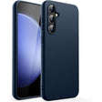 Husă Matte TPU albastru pentru Xiaomi Redmi Note 12 5G, vedere frontală, protecție completă spate