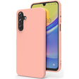 Husa de Protectie Matte TPU, Vivimall, pentru Xiaomi Redmi Note 12 5G, Protectie Camera, Antisoc, Antizgariere, Antialunecare, Acoperire Completa, Roz - vivimall.ro