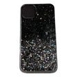 Husa de protectie pentru Apple iPhone 11 Pro Luxury Glitter Stelute Negru - vivimall.ro