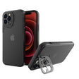 Husa de protectie pentru Apple iPhone 14 Pro, Flippy, Bracket series cu suport si protectie pentru camera, Negru - vivimall.ro