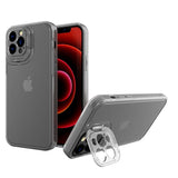 Husa de protectie pentru Apple iPhone 14 Pro Max, Flippy, Bracket series cu suport si protectie pentru camera, Transparent - vivimall.ro