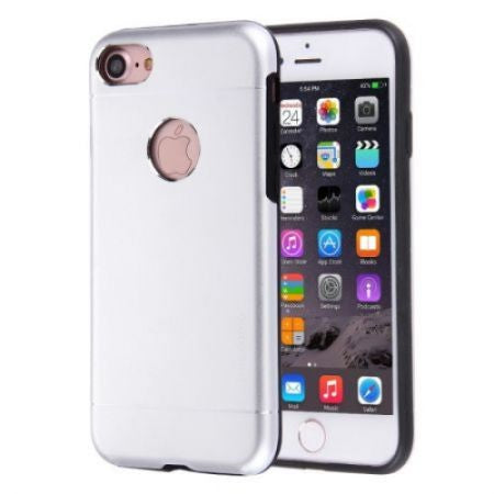 Husa de protectie pentru Apple iPhone 6 Plus/6S Plus Motomo V2 Argintiu - vivimall.ro