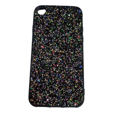 Husa de protectie pentru Apple iPhone 7 Sparkling Glitter TPU Negru - vivimall.ro